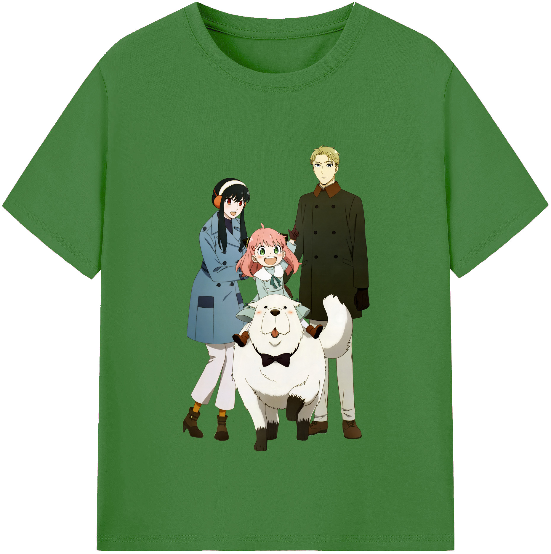 （画像用） SPY×FAMILY间谍家家酒 レディースカジュアルプリントTシャツ（綿100％）